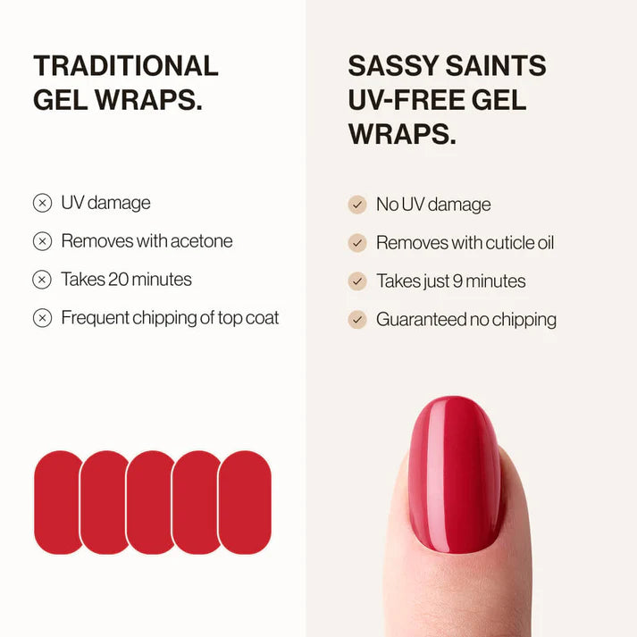 Gel nail wrap starter pack.