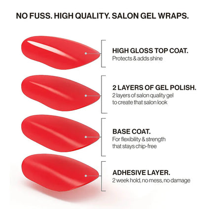 Gel nail wrap starter pack.